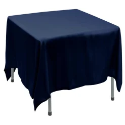 Decostar™ Polyester Square Table Cover 90" - Navy