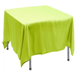 Decostar™ Polyester Square Table Cover 90" - Lime Green