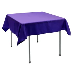 Decostar™ Polyester Square Table Cover 54" - Purple