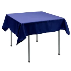 Decostar™ Polyester Square Table Cover 54" - Royal Blue