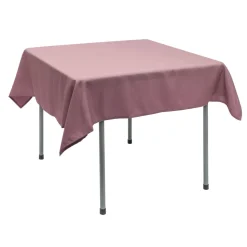 Decostar™ Polyester Square Table Cover 54" - Mauve
