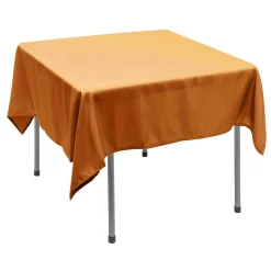 Decostar™ Polyester Square Table Cover 70" - Gold