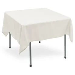 Decostar™ Polyester Square Table Cover 70" - White