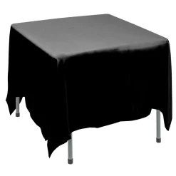 Decostar™ Polyester Square Table Cover 90" - Black