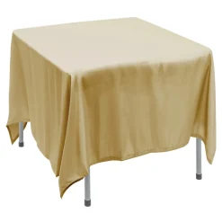 Decostar™ Polyester Square Table Cover 90" - Champagne