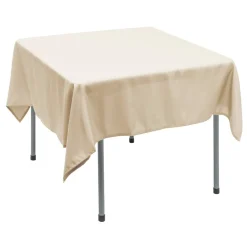 Decostar™ Polyester Square Table Cover 70" - Ivory
