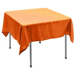 Decostar™ Polyester Square Table Cover 70" - Orange