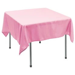 Decostar™ Polyester Square Table Cover 70" - Pink