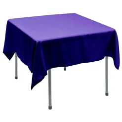 Decostar™ Polyester Square Table Cover 70" - Purple