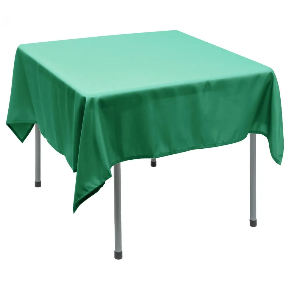 Decostar™ Polyester Square Table Cover 70" - Turquoise