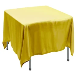 Decostar™ Polyester Square Table Cover 90" - Yellow