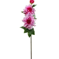 Decostar™ Premium Artificial Dahlia Branch 30" - Fuchsia