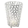 DecoStar™ Real Crystal Cylinder Candle Holder - LG