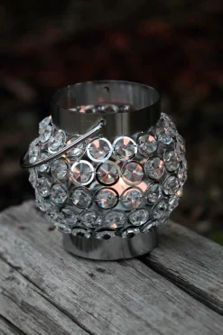 DecoStar™ Real Crystal Hanging Candle Holder - SM