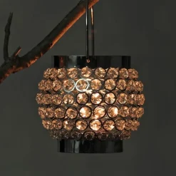 DecoStar™ Real Crystal Hanging Candle Holder - LG