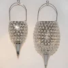 DecoStar™ Real Crystal Hanging Candle Holder - Pointed Bottom - SM