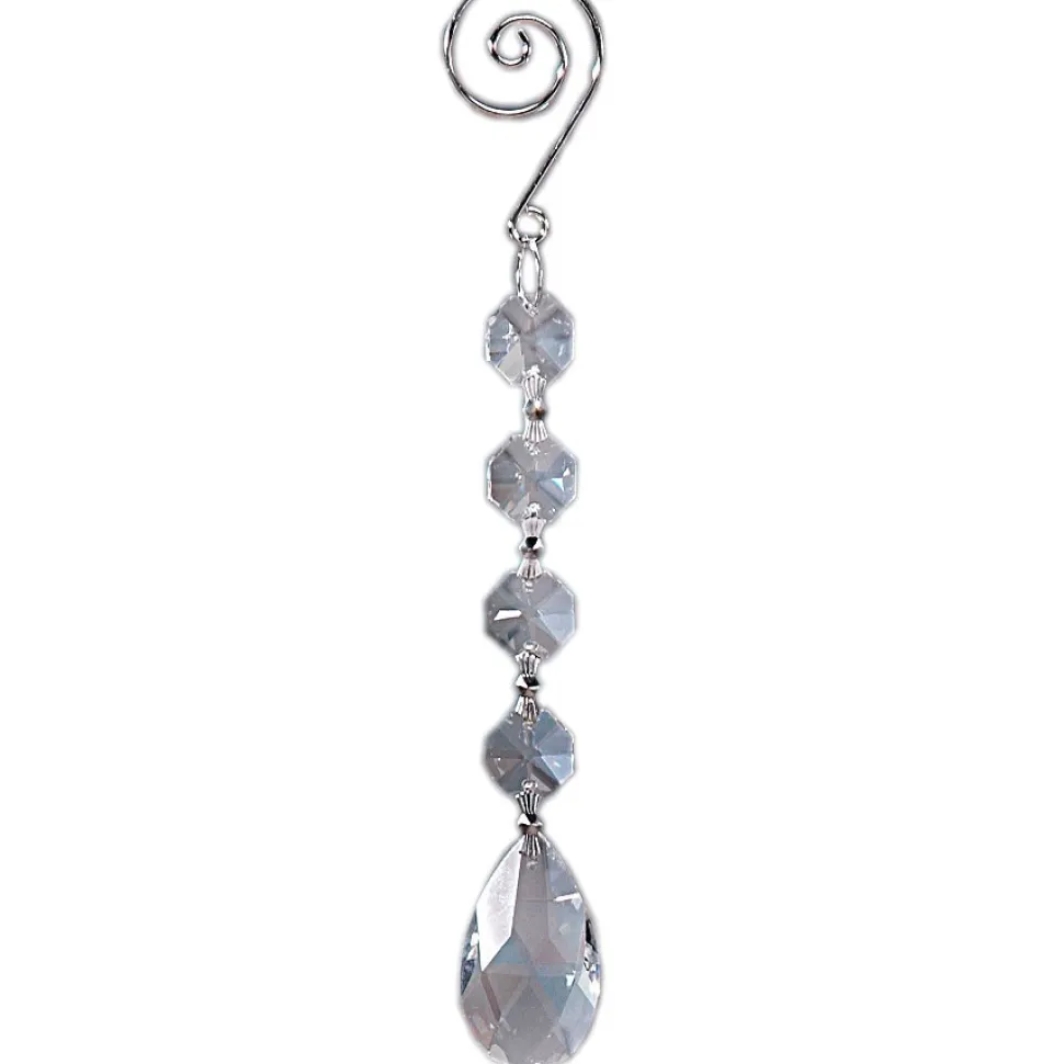 Decostar™ Real Crystal Hanging Prisms Glass Garland (1 x Dozen) - 7"