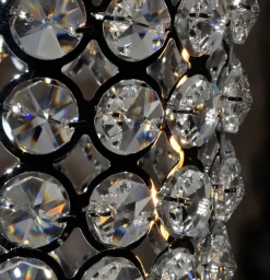 DecoStar™ Real Crystal Hourglass Candle Holder Pedestal - 14"