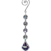 Decostar™ Real Iridscent Crystal Hanging Prisms Bell Glass Decorations (1 x Dozen) - 7"