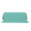 Decostar™ Rectangle Polyester Table Cover 90" x 156" - Aqua
