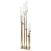 Decostar™ Rectangular Ten Arm Cluster Candle Holder 46"- Gold