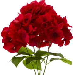 Decostar™ 18" Red Artificial Hydrangea Bouquet