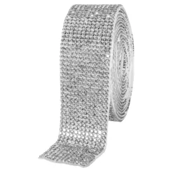 Decostar™ Rhinestone Diamond Adhesive Strips 1.06" - Silver
