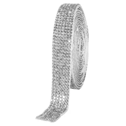 Decostar™ Rhinestone Diamond Adhesive Strips 0.5" - Silver