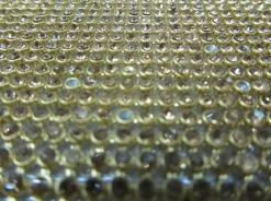 DecoStar™ Rhinestone Mesh Sheet - 4ft Long x 18" Wide - Gold