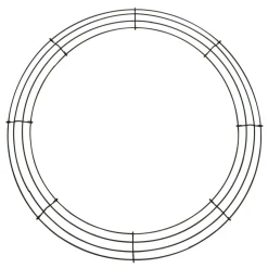 Decostar™ 4-Ring Wire Wreath Form 24"