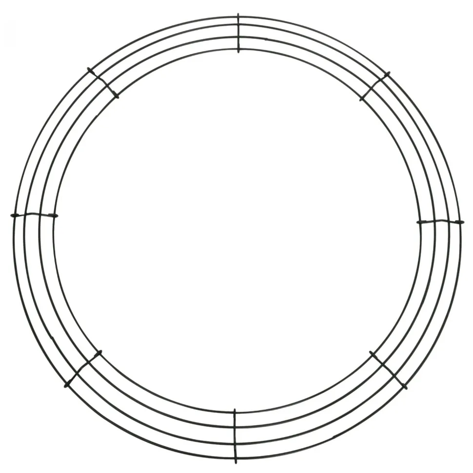 Decostar™ 4-Ring Wire Wreath Form 18"