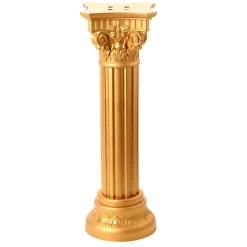 Decostar™ Roman Plastic Pillars Columns 34½" - Gold- 4 Columns