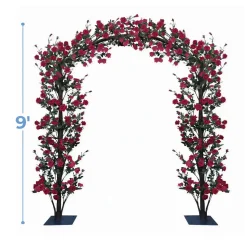 Decostar™ Rose Bush Arch 9ft - Red
