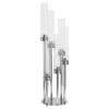 Decostar™ Round Six Arm Cluster Candle Holder 24½"- Silver
