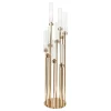 Decostar™ Round Ten Arm Cluster Candle Holder 46"- Gold