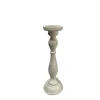 Decostar™ Rustic Candle Holder 10" - White