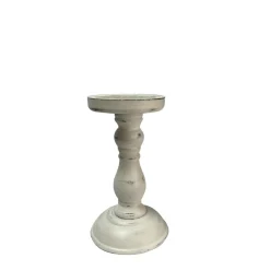 Decostar™ Rustic Candle Holder 7½" - White