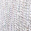 DecoStar™ Satin Top Rod Pocket 9ft. Jewel Crystal Iridescent Diamond Cut Curtain