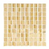 Decostar™ Shimmer Wall Panels w/ Clear Backing & Square Sequins - 24 Tiles - Champagne