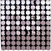 Decostar™ Shimmer Wall Panels w/ Black Backing & Round Sequins - 24 Tiles - Pink