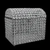 Decostar™ Silver Crystal Money / Ticket Box - 12" x 9" x 11"