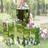 Decostar™ Silver Mirror Finish Acrylic Pedestal Risers 3pc/set