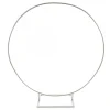 Decostar™ Simple Modern Circle Arch 65" - Silver