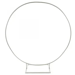 Decostar™ Simple Modern Circle Arch 65" - Silver