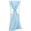 DecoStar™ Single Piece Simple Back Chair Accent - Baby Blue