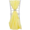 DecoStar™ Single Piece Simple Back Chair Accent - Butter Yellow