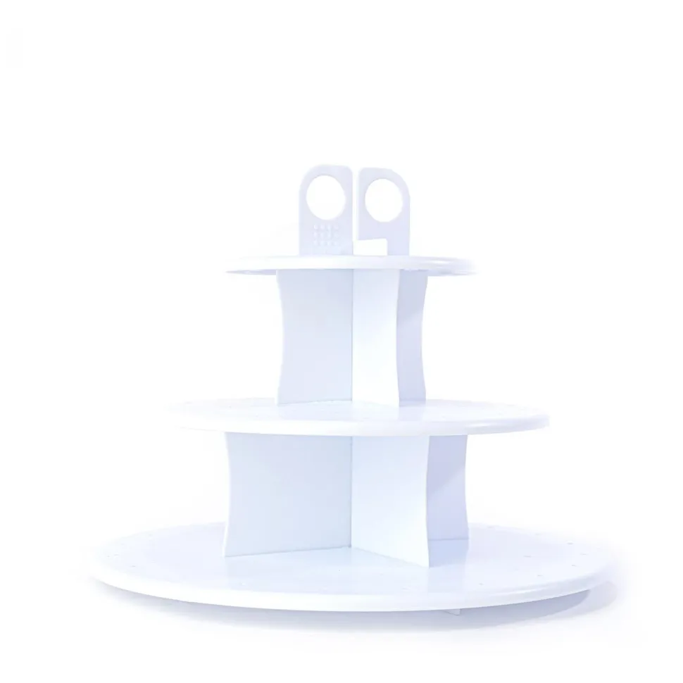 Decostar™ Single Plastic Treat Stand - White