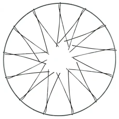 Decostar™ Single Wire Wreath Form 12"