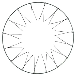Decostar™ Single Wire Wreath Form 16"