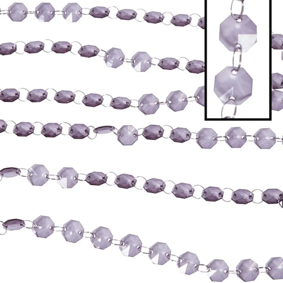 DecoStar™ Smoke 30ft. Acrylic Crystal Beaded Garland (CUSTOMER FAVORITE!)